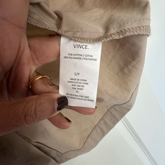 Women's Tan Belted Raincoat - Picture 3 of 5